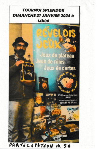 affiche tournoi de splendor 2024